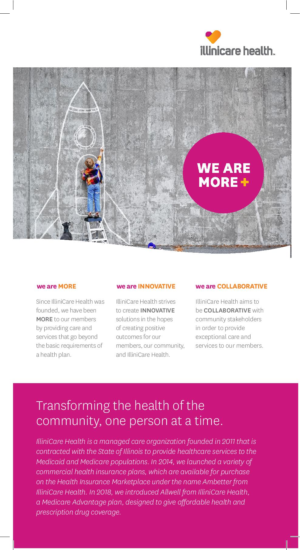 We Are More brochure pg 1